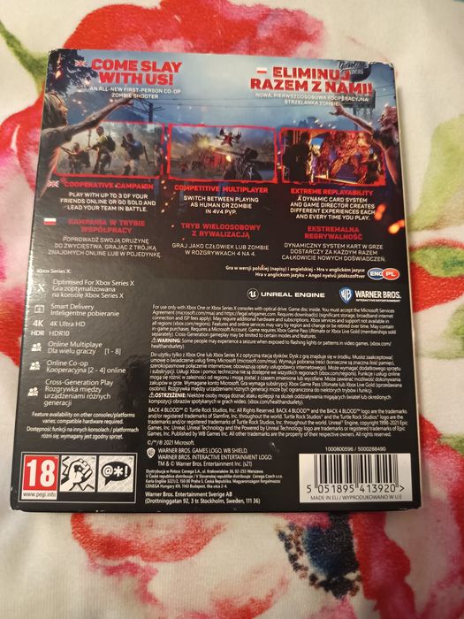 Back 4 Blood Stelbook gra Xbox One i Xbox Series X