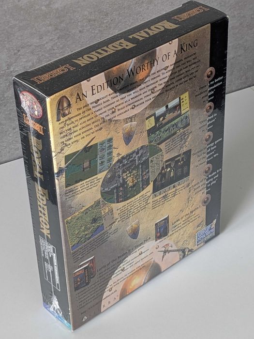 Lords of the Realm II Royal Edition gra folia BIG BOX PC ENG z 1996 r.