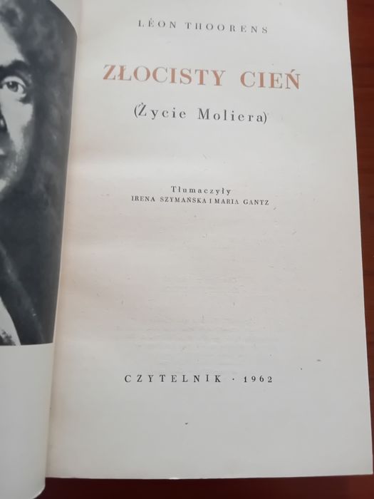 Leon Thoorens Złocisty cień Życie Moliera