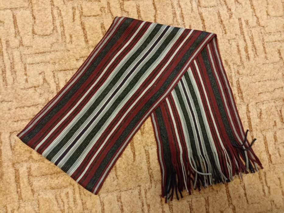 Шарф брендовий чоловічий шарфи в смужку