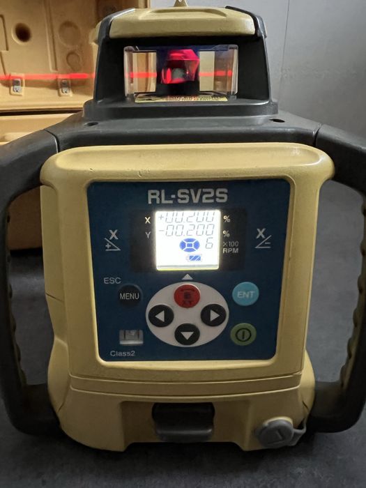 Ротаційний нівелір Topcon RL-SV2S горизонт/вертикаль