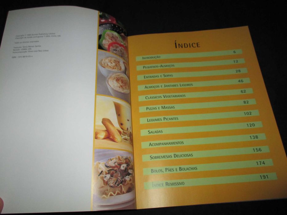 Livro O prazer da cozinha vegetariana Jane Donovan