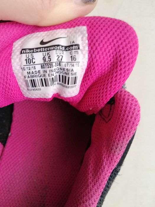 Кросівки Nike р.27, р.10, 17см.