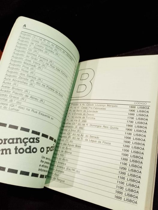 Lista do Código Postal CTT 3 unidades