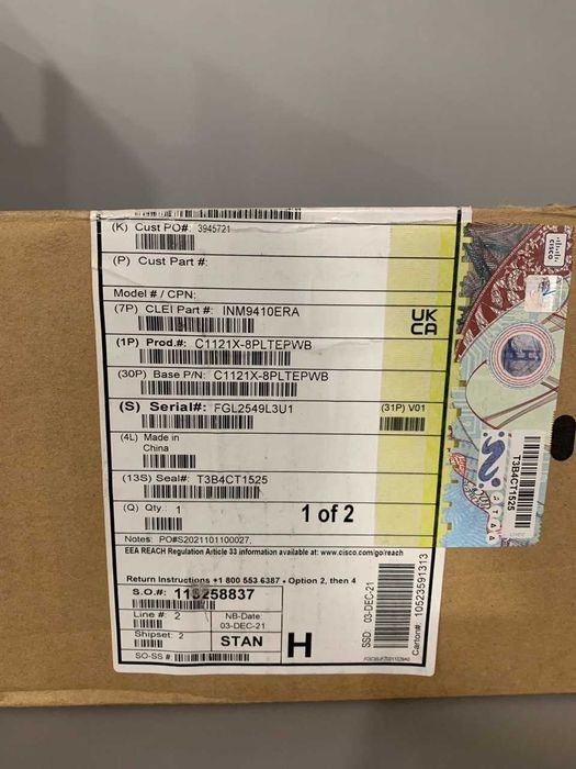 Роутер Cisco C1121X-8PLTEPWB