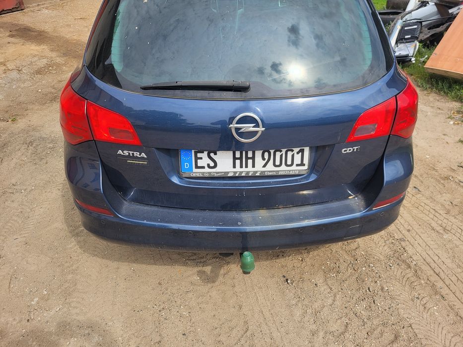 Klapa Zderzak Lampy Opel Astra J