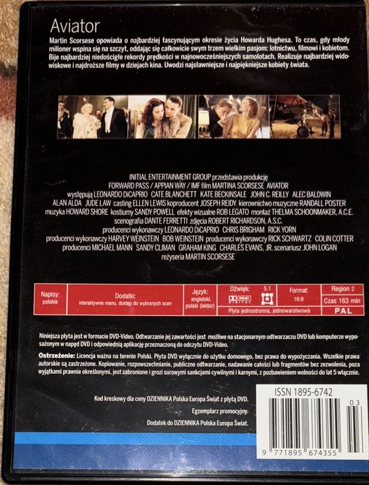 DVD Aviator film