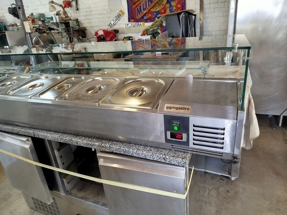 Холодильна настільна саладета ,вітрина для піци,суші,шаурми, саладетта