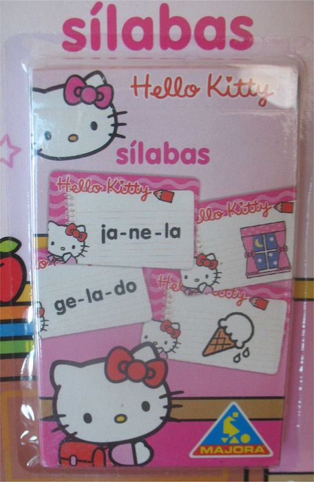 Majora - Hello Kitty - Jogo Cartas Didático - Sílabas (2011)
