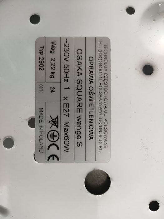 Oprawa oświetleniowa / lampa sufitowa Osaka Square