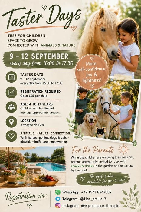 Animals and nature for children
