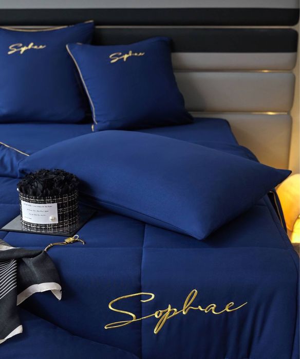 Новинка! Розкішний постільний набір з ковдрою постель с одеялом