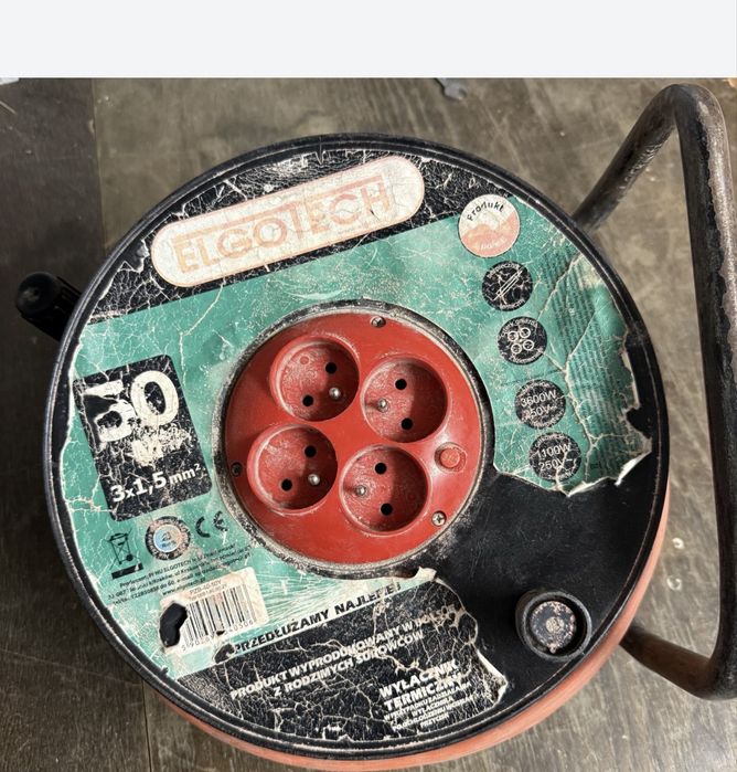 Przedluzacz bebnowy 50m