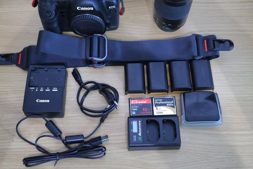 Canon EOS 5D Mark ii + EF 75-300mm II