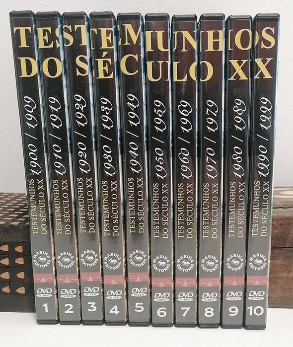 Testimonies of the 20th Century. Set of 10 DVDs.