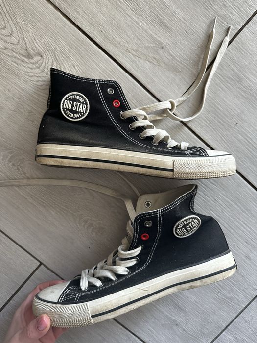 Wysokie trampki męskie Big Star | 40 | czarne