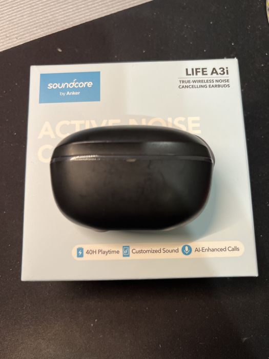 Навушники бездротові TWS Anker Soundcore Life A3i Black