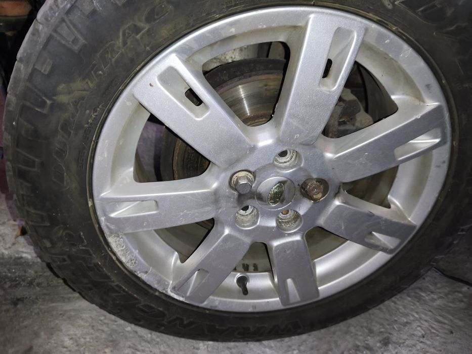 Jogo de 4 jantes 19" land rover discovery 3 com pneus a 60%