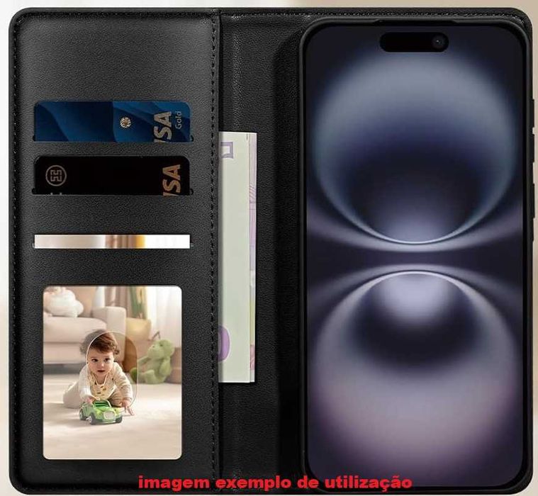 Capa Iphone 16 (6.1'') tipo carteira