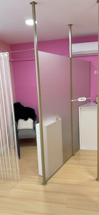 Divisorias de vidro com estrutura metalica