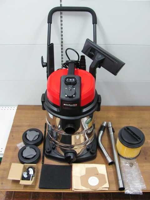 Пилосос будівельний Bi-Turbo Eco Power Einhell TE-VC 2230 SA Expert та Пилосос для дому та авто Einhell TE-VC 18/1 Li серії Expert plus з Німеччини