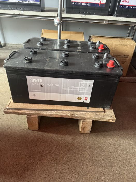Akumulator 12V 180Ah ciężarowe akumulatory 900A rozruch
