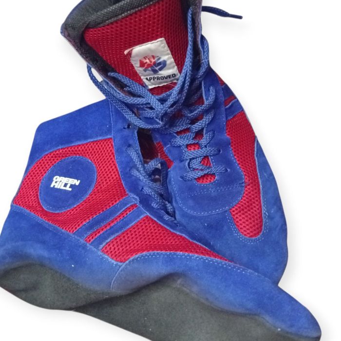 Самбовка, шорти, борцовки сині ліцензовані