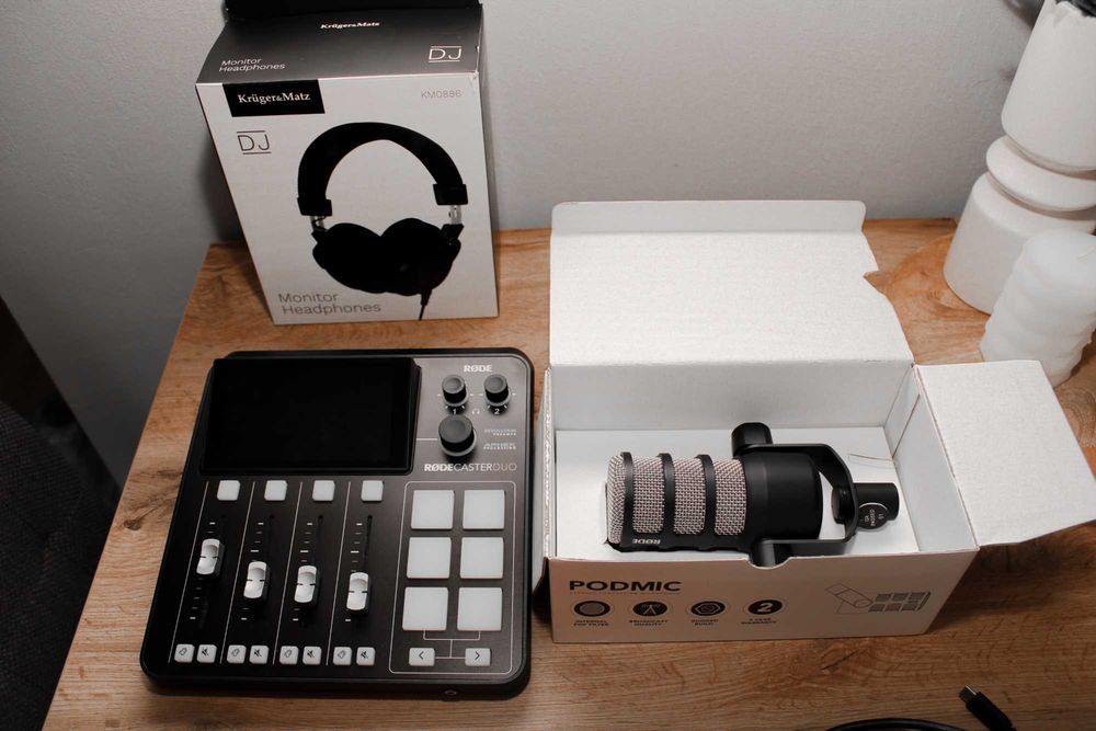 Studio podcastów Rodecaster Duo