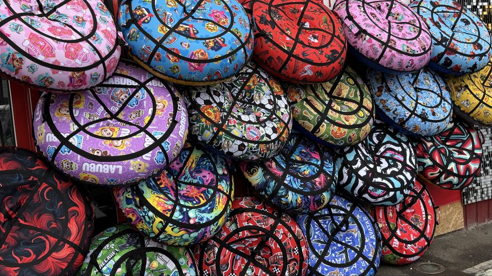 Надувний тюбінг ,сани,шайба для катання по снігу