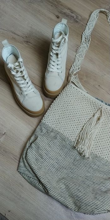 Torba torebka pleciona boho hippie