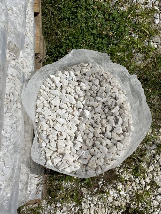 Grys BIAŁA MARIANNA Extra White Biały Kamień do Ogrodu Worki Grys
