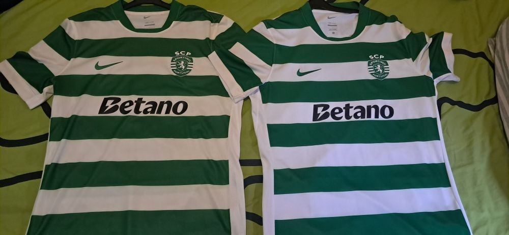 2 Camisolas Oficiais Sporting