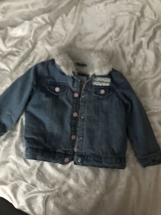 Джинсовка міккі маус джинсова курточка на дівчинку 92 zara