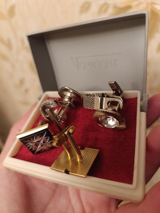 Запонки СССР старые