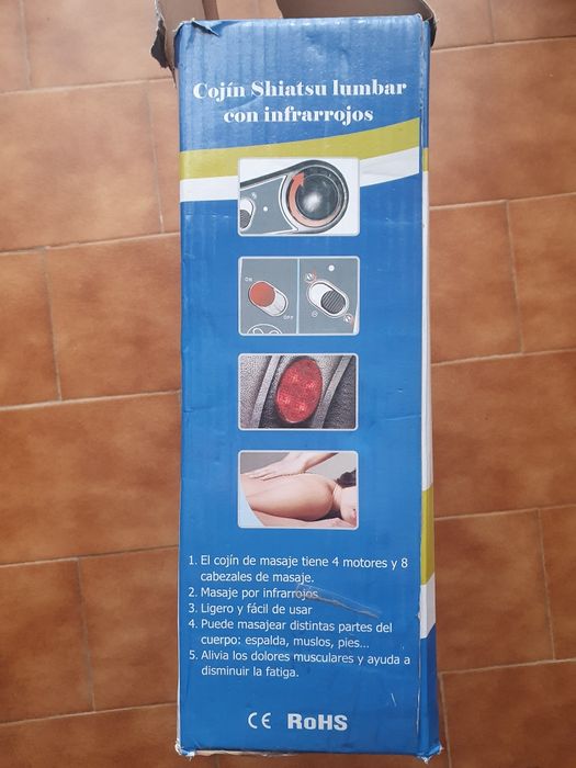 Almofada massagem costas