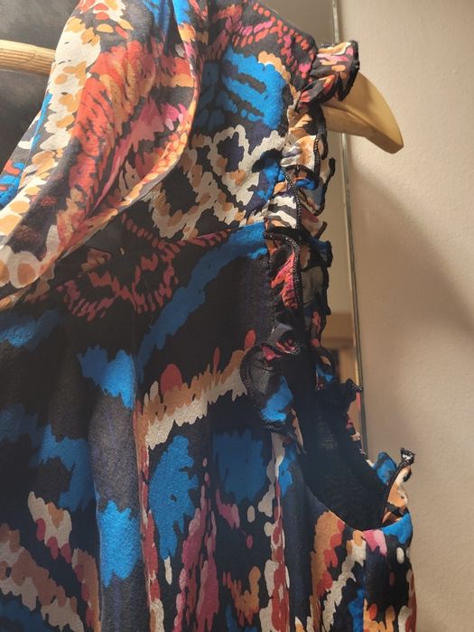 CUDNA Sukienka **SOLAR**  Jedwabna r 40