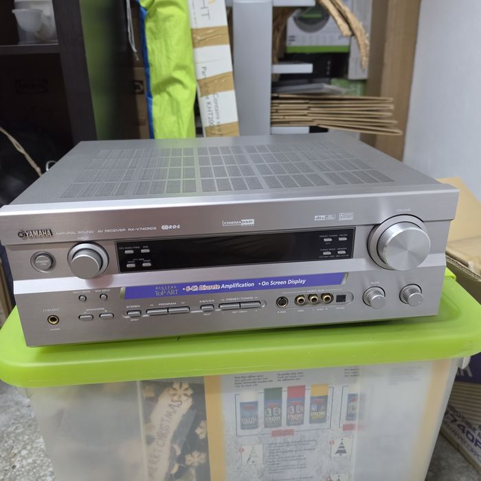 Amplificador Yamaha RX-V740 RDS - 6.1 Canais - Excelente Estado