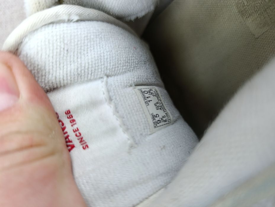 Скейтерские кроссовки весны vans knu skool marshmallow beige