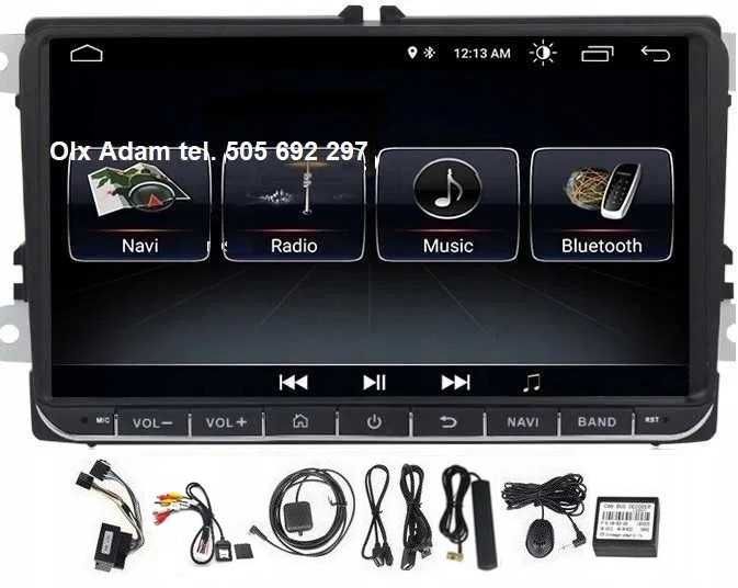 Radio VW Passat B6 B7 GOLF 5 V 6 VI Tiguan Touran Skoda Seat 8G+128G