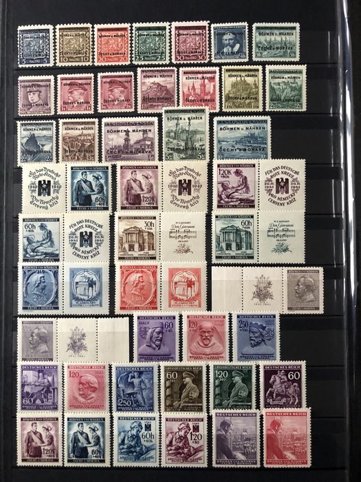 Почтовые марки Богемия и Моравия комплект MNH