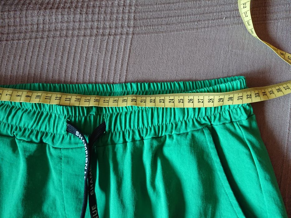 Spodnie damskie zielone