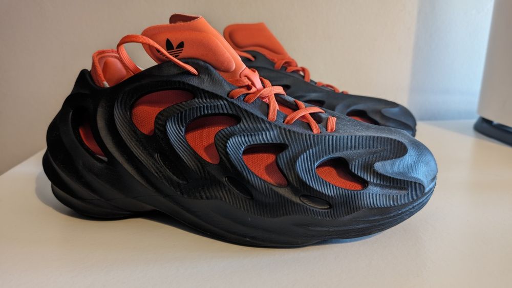 Adidas Adifom Q Preto e Laranja