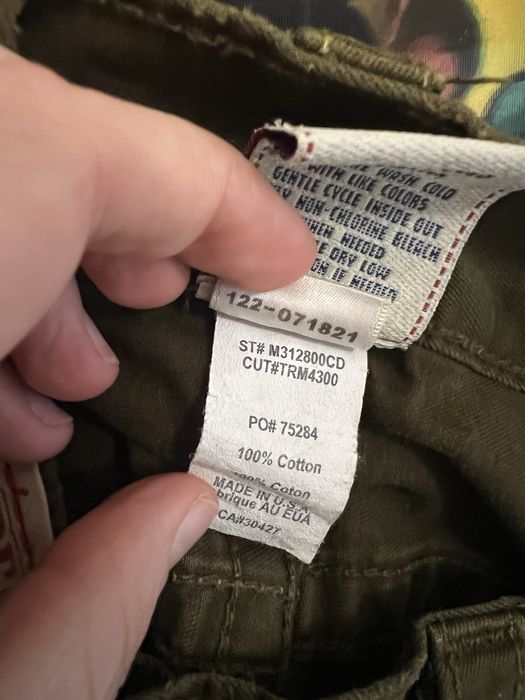 Jeansy True Religion Bobby Straight Green