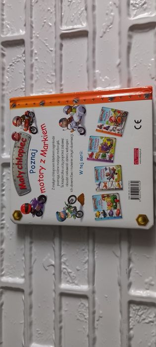 Książka Poznaj motory z Markiem seria Mały chłopiec