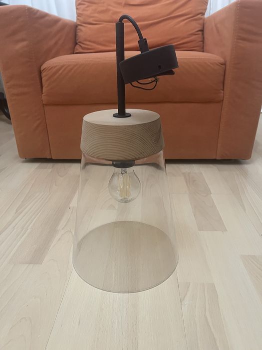 Jupiter 1537 - DM 1 TR - Lampa wisząca DOMINO E27/60W
