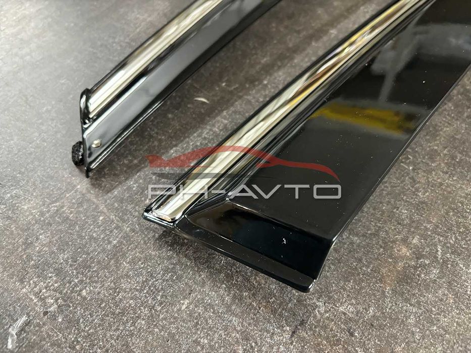 Skoda Octavia A7 Універсал Вітровики з хромом Дефлектори Ветровики
