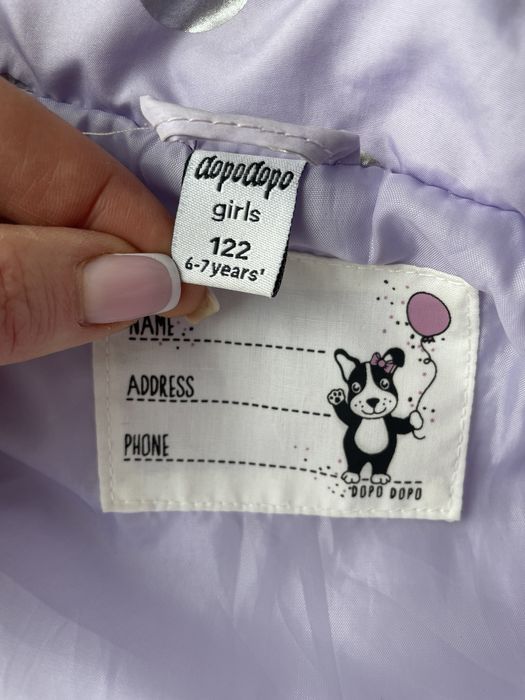 Безрукавка, жилета для дівчинки 122см