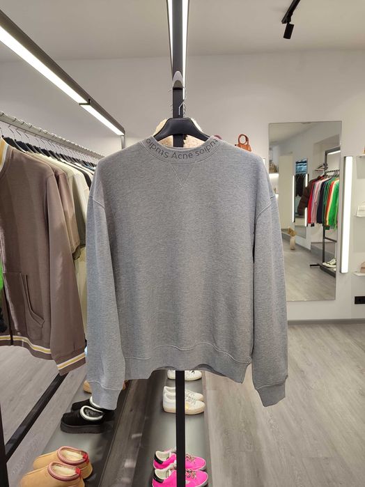 Світшот Acne Studios Flogho Crew Sweat Grey