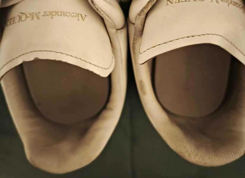 Skórzane sneakersy Alexander McQueen