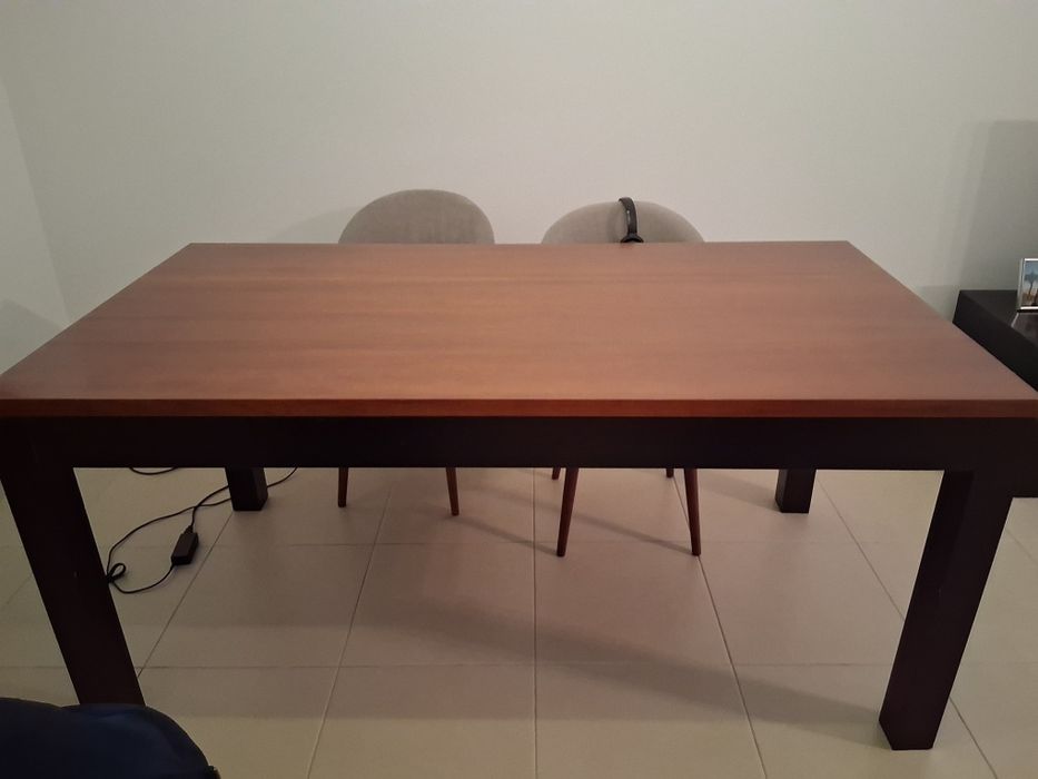 Mesa jantar cerejeira/wengue